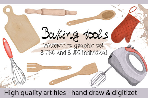 Watercolor Bakery Clipart: A Designer's Review