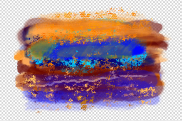 Watercolor Grungy Brush Sublimation & Illustrations